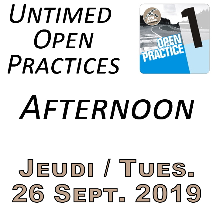 Untimed Open Practices - Afternoon